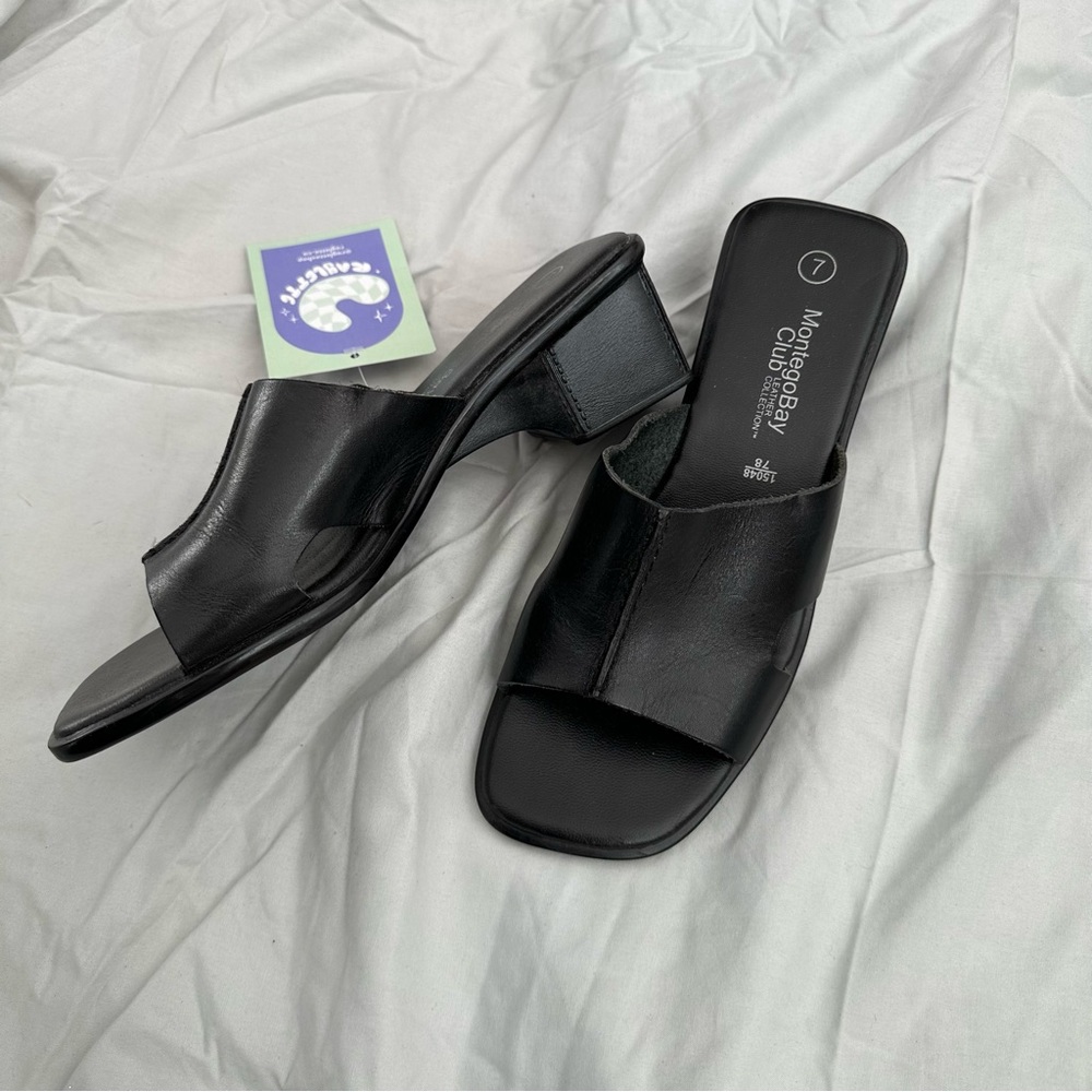 Montego Bay Club Black Sandals